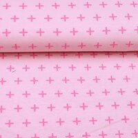 Jersey Kreuze rosa-pink