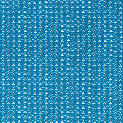 Viskose Stoff Viskose Meterware Swafing Hanna blau 0,6 m