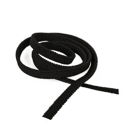 Gummiband, Gummilitze, Elastikband, Wäschegummi schwarz, 5 mm breit - 5 Meter