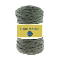 Hoodiekordel Flachkordel Baumwolle khaki grün meliert