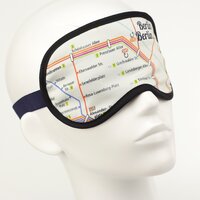 Schlafmaske, Augenmaske, Schlafbrille - U-Bahn Berlin2 -...