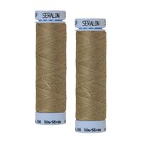 2x 50 m Amann Nhgarn Allesnher Seralon - 0530 - Dried...