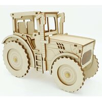 Bastelset Basteln Kinder Holz Auto Traktor