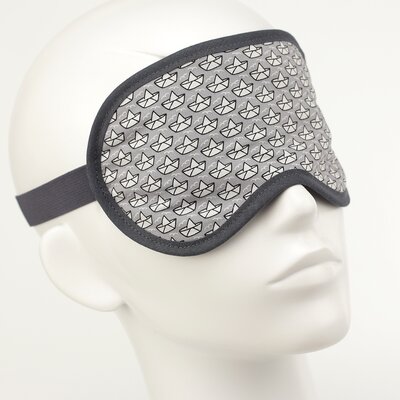 Schlafmaske, Augenmaske, Schlafbrille - Papierschiffe - HANDMADE IN GERMANY