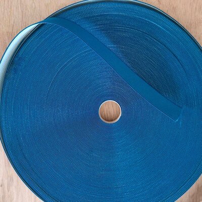 10 m Gummiband Elastikband 30 mm breit uni blau