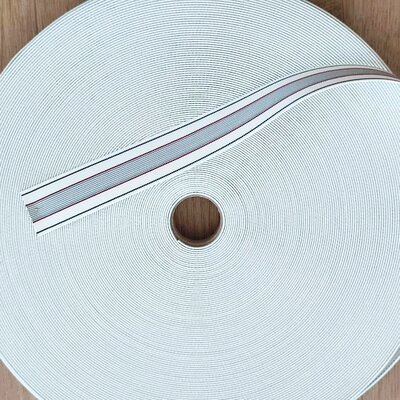 10 m Gummiband Elastikband 30 mm breit weiß