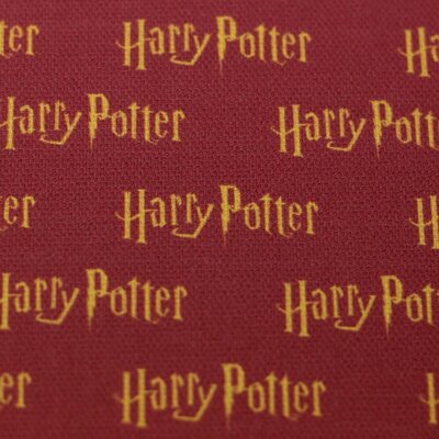 Baumwollstoff Canvas Harry Potter, Dekostoff Kissen, Decken, Vorhnge